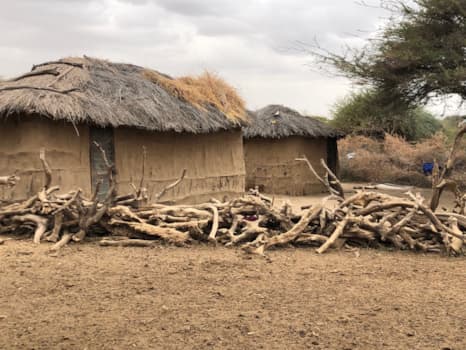 Maasai-Hütten